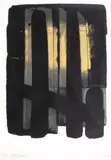 Composition by Pierre Soulages, Lithographie en couleur, sold Sep 2011