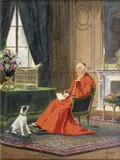 Le serin du Cardinal by François Joseph Girot, Aquarelle, sold Sep 2011