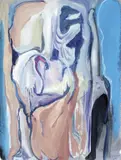 Composition by Philippe Hosiasson, 1969, Gouache, sold Jun 2011
