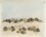 Paysage rocheux by Zoran Mušič, 1980, Aquarelle, sold Jun 2011