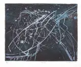 Médusa » by Stanley William Hayter, 1958, Eau-forte et aquatinte en couleur, sold May 2011