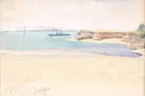 Place à Saint-Georges (de Royan) by Pierre Eugène Montézin, 1922, Aquarelle, sold May 2011