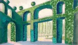 Coin de parc by Paul Colin, Gouache, sold May 2011