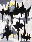 Composition by Marcel Burtin, Gouache sur papier marouflé sur carton, sold Apr 2011
