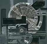 La locomotive (étude pour « La Musique »), circa 1936 by František Kupka, Gouache, sold Mar 2011