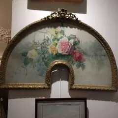 Bouquet de roses by Eugénie Faux-Froidure, Aquarelle de forme cintrée, sold Dec 2017