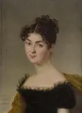 Portrait de jeune fille by Sophie Charrin, Toile d'origine, sold Nov 2017