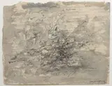 Composition abstraite by Zao Wou-ki, 1962, Aquarelle sur papier japon signée en bas à droite et datée, sold May 2017