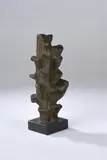 Sculpture abstraite by Karl-Jean Longuet, Bronze à patine mordorée, sold May 2017