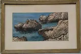 Bord de mer japonisant by Jean Francis Auburtin, Aquarelle, sold Dec 2016