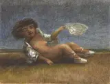 Sans titre by Jean-Marc Lange, 1989, Pastel, sold Nov 2022