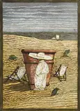 Sans titre by Jean-Marc Lange, Aquarelle et encre, sold Nov 2022