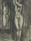 Nu debout by Pierre Combet-Descombes, Monotype, sold Nov 2022