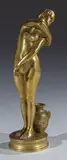 Bethsabée au bain by Jean-Léon Gérôme, Épreuve en bronze doré, sold Nov 2022
