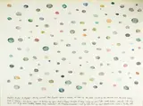 Walking in August by William T. Wiley, 1970, Aquarelle et encre, sold Mar 2021