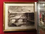 Vue de Paris by Paul Hannaux, Aquarelle et lavis, sold Jan 2021