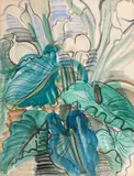 Bouquet d'arums by Raoul Dufy, 1932, Aquarelle sur papier, sold Oct 2013