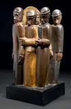 Les Promeneurs, circa 1927 by Jean Lambert-Rucki, Bronze polychromé et patiné, sold Mar 2013
