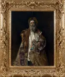 Portrait d'un boyard by Hippolyte François Duluard, Panneau, sold Jun 2014