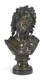 Bacchant by Ernest Damé, Bronze à patine brune, sold Jun 2014
