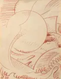 Sans titre by Victor Sevranckx, Sanguine sur papier, sold Jun 2014