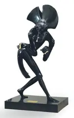 Carnaval à Saint-Pétersbourg by Mihail Chemiakin, 1991, Bronze à patine noire, sold May 2014