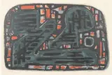 Composition abstraite by Alfred Manessier, 1951, Lithographie sur papier signée et datée en bas à gauche et numérotée E, sold May 2023