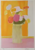 Bouquet de fleurs by Bernard Cathelin, Lithographie sur papier, sold May 2023