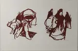 Sans titre by Marko Velk, 1996, Lithographie sur papier, numerotée, sold May 2023