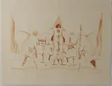 Sans titre by Jorge Camacho, Lithographie sur papier, numerotée, sold May 2023