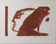 Sans titre by Max Neumann, Lithographie sur papier, numerotée, sold May 2023