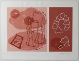Sans titre by Kurt Mair, 1997, Lithographie sur papier, numerotée, sold May 2023