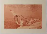 Sans titre by Eric Dietman, 1996, Lithographie sur papier, numerotée, sold May 2023