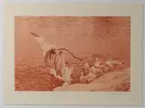 Sans titre by Eric Dietman, 1996, Lithographie sur papier, numerotée, sold May 2023