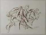 Sans titre by Ben-Ami Koller, Lithographie sur papier, numerotée ?/150 en bas à gauche et signée en bas à droite, sold May 2023