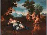 Mythologische Szene by Francesco Albani, oil on canvas, offered Sep 2023
