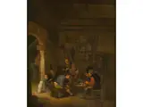 Abend in der Schänke by Adriaen van Ostade, oil on canvas, offered Jun 2024