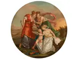 Bogen und Pfeile by Angelika Kauffmann, oil on canvas, offered Mar 2023