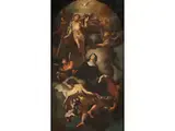 Die Apotheose der Heiligen Walburga von Eichstätt by Johann Caspar Sing, oil on canvas, offered Apr 2020