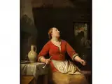 Und Weinglas by Ferdinand d.Ä. de Braekeleer, oil on panel, sold Dec 2018