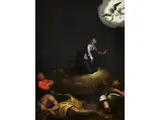Jesus am Ölberg by Jacopo Ligozzi, oil, sold Sep 2023