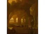 Grottensystem mit Reisenden by Guillaume du Bois, oil on canvas, offered Jun 2024