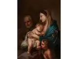 Die Heilige Familie mit Johannes dem Täufer by Francesco Trevisani, oil on canvas, offered Dec 2018