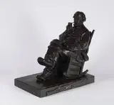 Le vieux pionnier canadien by Marc-Aurèle de Foy Suzor-Coté, 1912, bronze sculpture, sold Jan 2020