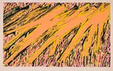 Elnaranja by Jacques Hurtubise, 1975, colour silkscreen on paper, sold Nov 2020