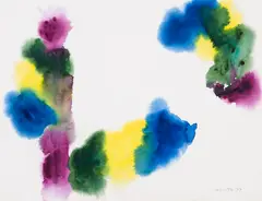 C-184 by Gershon Iskowitz, 1977, watercolour on paper, sold Nov 2020