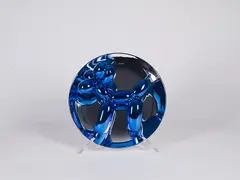Balloon Dog (Blue) by Jeff Koons, porcelain sculpture, sold Nov 2020