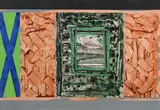 Un croisé pour mémoire by Pierre Gauvreau, 1981, mixed media on paper, sold Oct 2020
