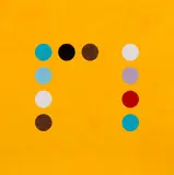 Untitled - Yellow by Eli Bornowsky, gouache on paper, sold Sep 2020
