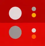 Untitled - Red by Eli Bornowsky, gouache on paper, sold Sep 2020
